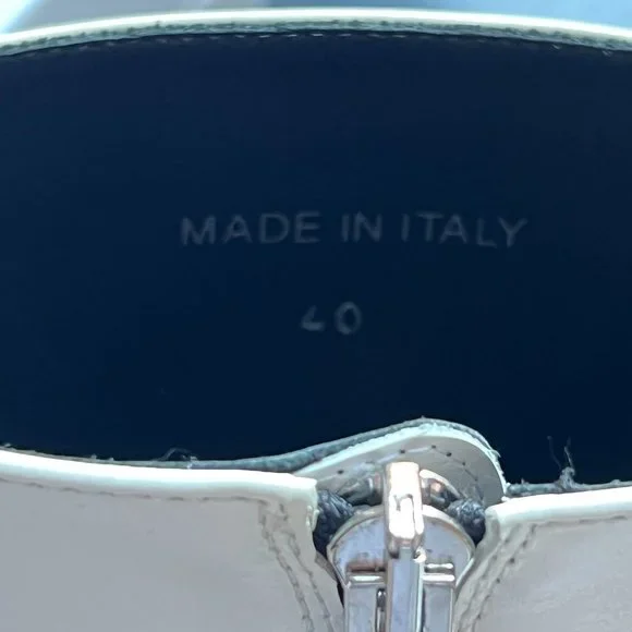 PETER DO White Metal Tip Combat Boots - Picture 5 of 6